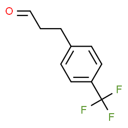 ChemSpider 2D Image | 3-[4-(Trifluoromethyl)phenyl]propanal | C10H9F3O