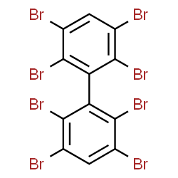 ChemSpider 2D Image | 2,2',3,3',5,5',6,6'-Octabromobiphenyl | C12H2Br8