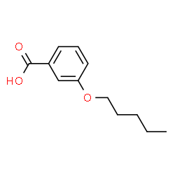 ChemSpider 2D Image | 3-(Pentyloxy)benzoic acid | C12H16O3