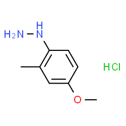 ChemSpider 2D Image | 4-METHOXY-2-METHYLPHENYLHYDRAZINE HYDROCHLORIDE | C8H13ClN2O