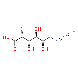 ChemSpider 2D Image | 6-Azido-6-deoxy-D-galactonic acid | C6H11N3O6