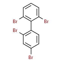 ChemSpider 2D Image | 2,2',4,6'-Tetrabromobiphenyl | C12H6Br4