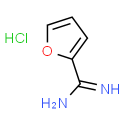 ChemSpider 2D Image | 2-furancarboximidamide hydrochloride | C5H7ClN2O