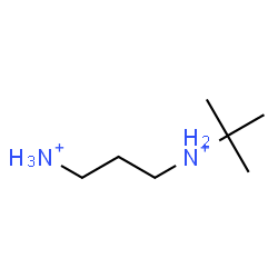 ChemSpider 2D Image | N-(2-Methyl-2-propanyl)-1,3-propanediaminium | C7H20N2