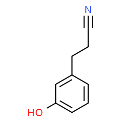 ChemSpider 2D Image | 3-(3-Hydroxyphenyl)propanenitrile | C9H9NO