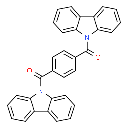 ChemSpider 2D Image | 1,4-Phenylenebis(9H-carbazol-9-ylmethanone) | C32H20N2O2