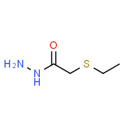 ChemSpider 2D Image | 2-(Ethylsulfanyl)acetohydrazide | C4H10N2OS