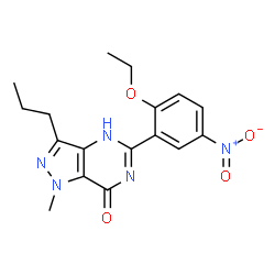 ChemSpider 2D Image | NITRODENAFIL | C17H19N5O4