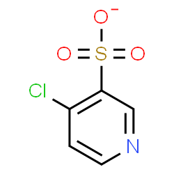 ChemSpider 2D Image | 4-Chloro-3-pyridinesulfonate | C5H3ClNO3S