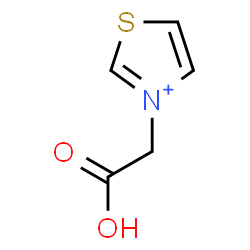 ChemSpider 2D Image | 3-(Carboxymethyl)-1,3-thiazol-3-ium | C5H6NO2S