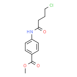 ChemSpider 2D Image | Methyl 4-[(4-chlorobutanoyl)amino]benzoate | C12H14ClNO3