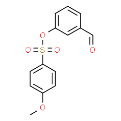 ChemSpider 2D Image | 3-Formylphenyl 4-methoxybenzenesulfonate | C14H12O5S
