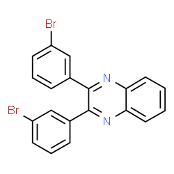 ChemSpider 2D Image | 2,3-Bis(3-bromophenyl)quinoxaline | C20H12Br2N2