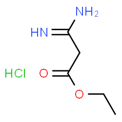 ChemSpider 2D Image | Ethyl 3-amino-3-iminopropanoate hydrochloride (1:1) | C5H11ClN2O2