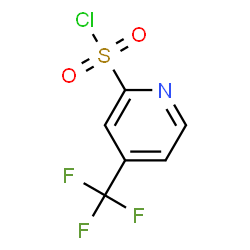 ChemSpider 2D Image | 4-(Trifluoromethyl)-2-pyridinesulfonyl chloride | C6H3ClF3NO2S