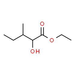 ChemSpider 2D Image | Ethyl 2-hydroxy-3-methylvalerate | C8H16O3