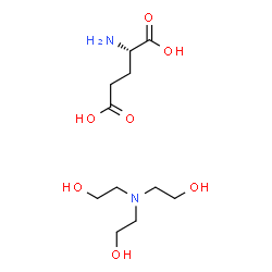 ChemSpider 2D Image | TRIETHANOLAMINE GLUTAMATE | C11H24N2O7