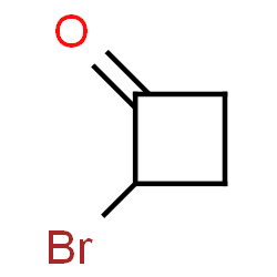 ChemSpider 2D Image | 2-Bromocyclobutanone | C4H5BrO