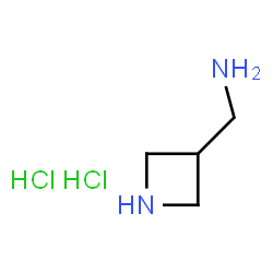 ChemSpider 2D Image | Azetidin-3-ylmethanamine dihydrochloride | C4H12Cl2N2