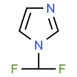 ChemSpider 2D Image | 1-(Difluoromethyl)-1H-imidazole | C4H4F2N2