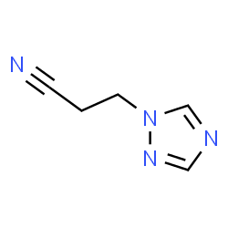 ChemSpider 2D Image | 3-(1H-1,2,4-Triazol-1-yl)propanenitrile | C5H6N4