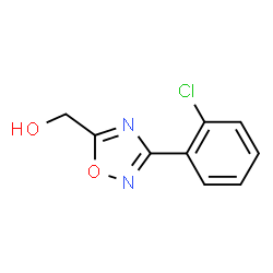 ChemSpider 2D Image | (3-(2-Chlorophenyl)-1,2,4-oxadiazol-5-yl)methanol | C9H7ClN2O2