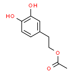 ChemSpider 2D Image | HYDROXYTYROSOL ACETATE | C10H12O4