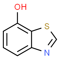 ChemSpider 2D Image | 1,3-Benzothiazol-7-ol | C7H5NOS