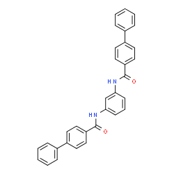 ChemSpider 2D Image | N,N'-1,3-Phenylenedi(4-biphenylcarboxamide) | C32H24N2O2
