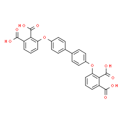 ChemSpider 2D Image | 3,3'-[4,4'-Biphenyldiylbis(oxy)]diphthalic acid | C28H18O10