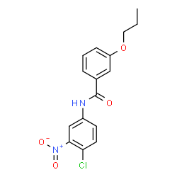 ChemSpider 2D Image | N-(4-Chloro-3-nitrophenyl)-3-propoxybenzamide | C16H15ClN2O4