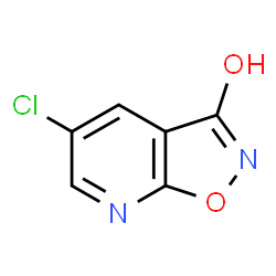 ChemSpider 2D Image | 5-Chloro[1,2]oxazolo[5,4-b]pyridin-3(2H)-one | C6H3ClN2O2