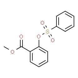 ChemSpider 2D Image | Methyl 2-[(phenylsulfonyl)oxy]benzoate | C14H12O5S
