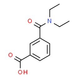 ChemSpider 2D Image | 3-(Diethylcarbamoyl)benzoic acid | C12H15NO3
