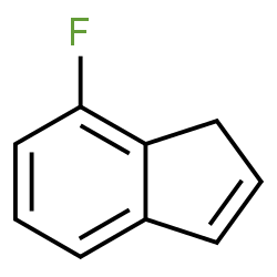 ChemSpider 2D Image | 7-Fluoro-1H-indene | C9H7F