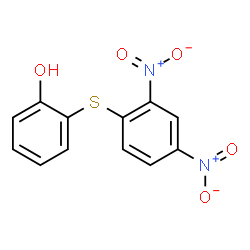 ChemSpider 2D Image | 2-({2,4-dinitrophenyl}sulfanyl)phenol | C12H8N2O5S