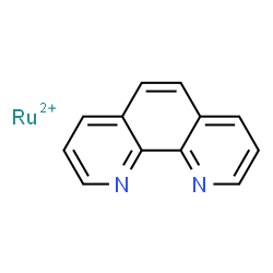 ChemSpider 2D Image | 1,10-Phenanthroline, ruthenium(2+) salt (1:1) | C12H8N2Ru