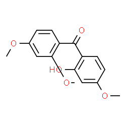 ChemSpider 2D Image | (2,4-Dimethoxyphenyl)(2-hydroxy-4-methoxyphenyl)methanone | C16H16O5