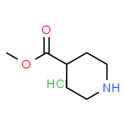 ChemSpider 2D Image | 4-(Methoxycarbonyl)piperidinium chloride | C7H14ClNO2