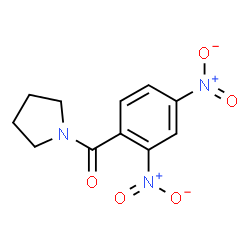 ChemSpider 2D Image | (2,4-Dinitrophenyl)(1-pyrrolidinyl)methanone | C11H11N3O5
