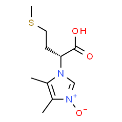 ChemSpider 2D Image | (2R)-2-(4,5-Dimethyl-3-oxido-1H-imidazol-1-yl)-4-(methylsulfanyl)butanoic acid | C10H16N2O3S