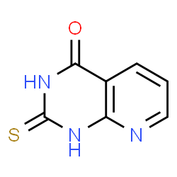 ChemSpider 2D Image | 2-Thioxo-2,3-dihydropyrido[2,3-d]pyrimidin-4(1H)-one | C7H5N3OS