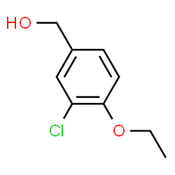 ChemSpider 2D Image | 3-Chloro-4-ethoxybenzenemethanol | C9H11ClO2