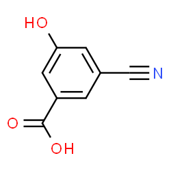 ChemSpider 2D Image | 3-Cyano-5-hydroxybenzoic acid | C8H5NO3