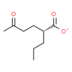ChemSpider 2D Image | (2R)-5-Oxo-2-propylhexanoate | C9H15O3
