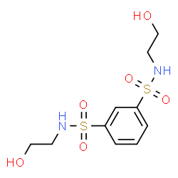 ChemSpider 2D Image | N,N'-Bis(2-hydroxyethyl)-1,3-benzenedisulfonamide | C10H16N2O6S2