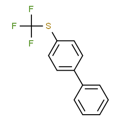 ChemSpider 2D Image | 4-[(Trifluoromethyl)sulfanyl]biphenyl | C13H9F3S