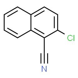ChemSpider 2D Image | 2-Chloro-1-naphthonitrile | C11H6ClN