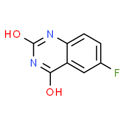 ChemSpider 2D Image | 6-Fluoroquinazoline-2,4-Diol | C8H5FN2O2