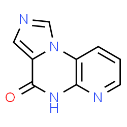 ChemSpider 2D Image | IMIDAZO[1,5-A]PYRIDO[2,3-E]PYRAZIN-4(5H)-ONE | C9H6N4O